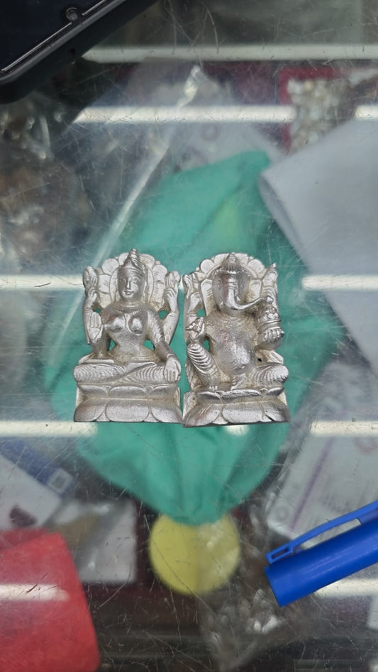 ShivaRatna Parad Ganesh Laxmi (Mercury) - 200-205 Grams