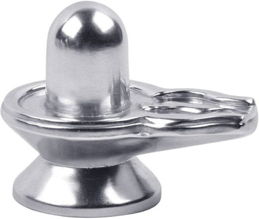 ShivaRatna Mercury Parad Shivling (3 cm, 75 Grams) , Silver - ShivaRatna