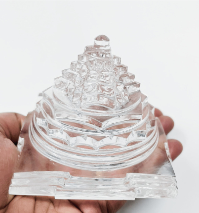 ShivaRatna Sphatik Shree Yantra - 419 Gram