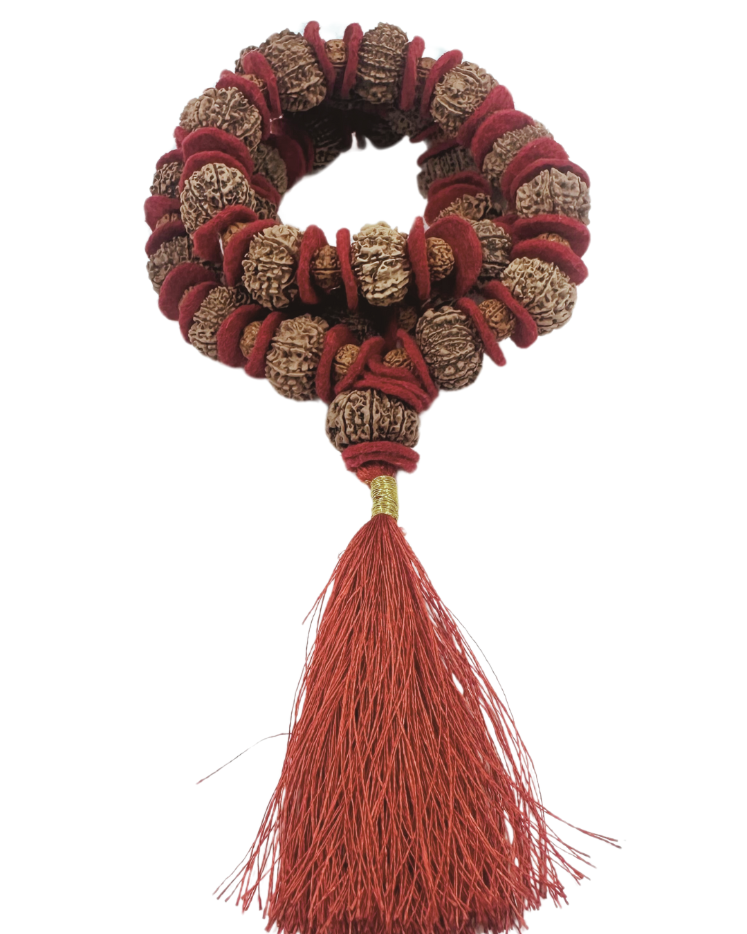 ShivaRatna 11 Mukhi Rudraksha Kantha (Nepal Origin) with 32+1 Beads – Lab Certified