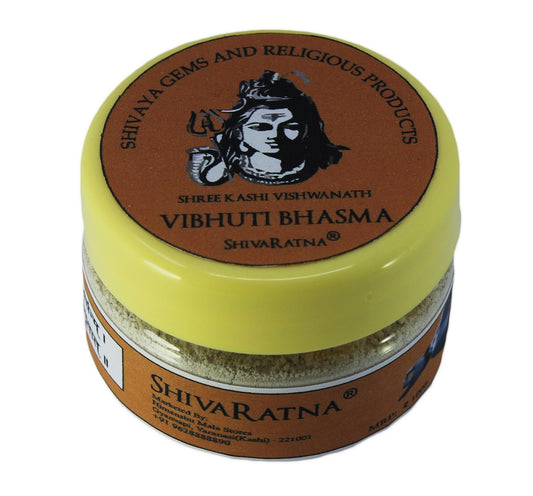 ShivaRatna Wood Shree Kashi Vishwanath Vibhuti Bhasma - ShivaRatna