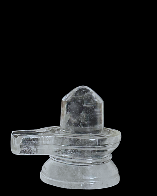 sphatik shivling 75% clarity