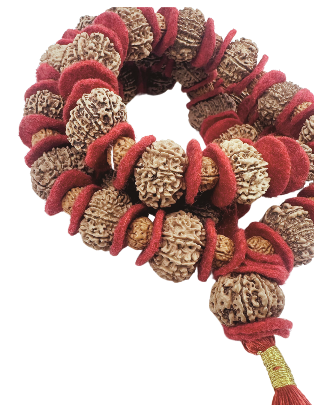 32 beads of kantha mala 11mukhi rudraksha