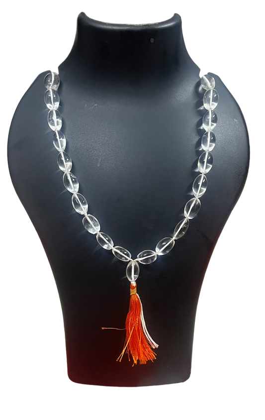 Clear Quartz mala by shivaratna