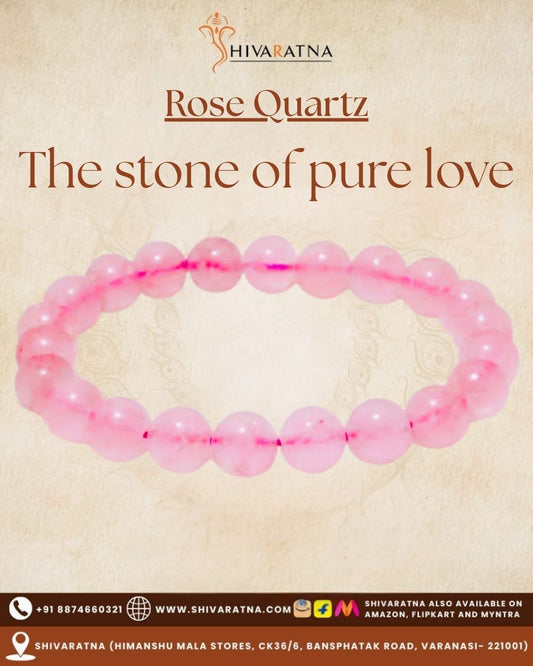 ShivaRatna Rose Quartz Bracelet