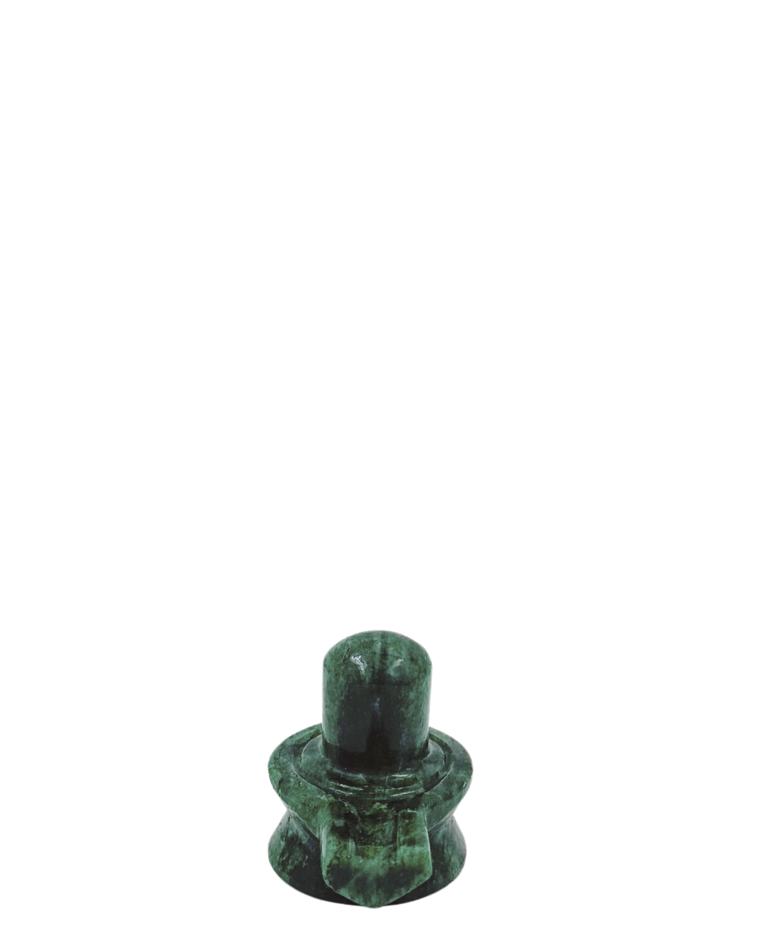 ShivaRatna Green Jade  (MARGAJ) Shivling-177Gram - Lab Certified
