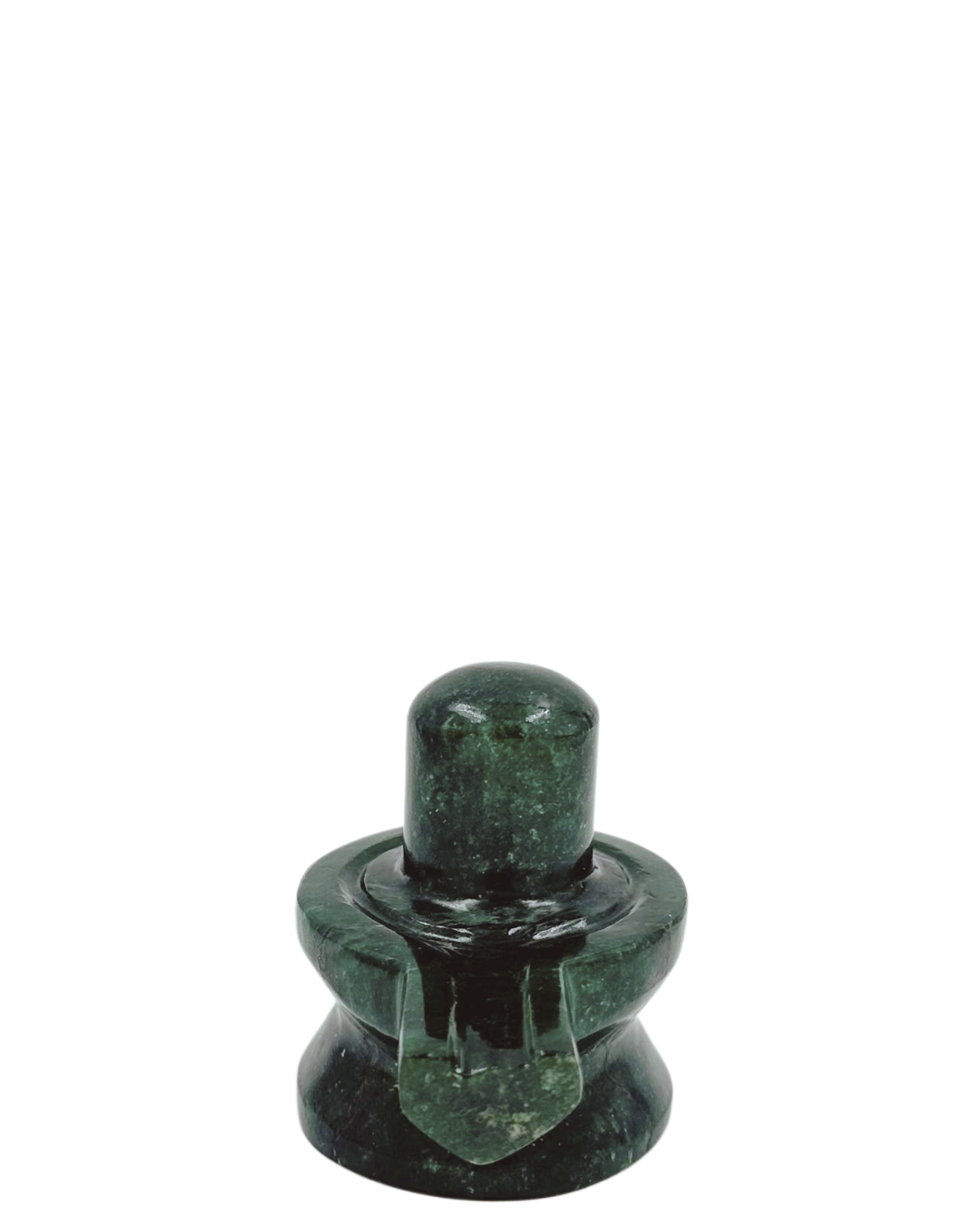 ShivaRatna Green Jade (MARGAJ) Shivling-277Gram - Lab Certified