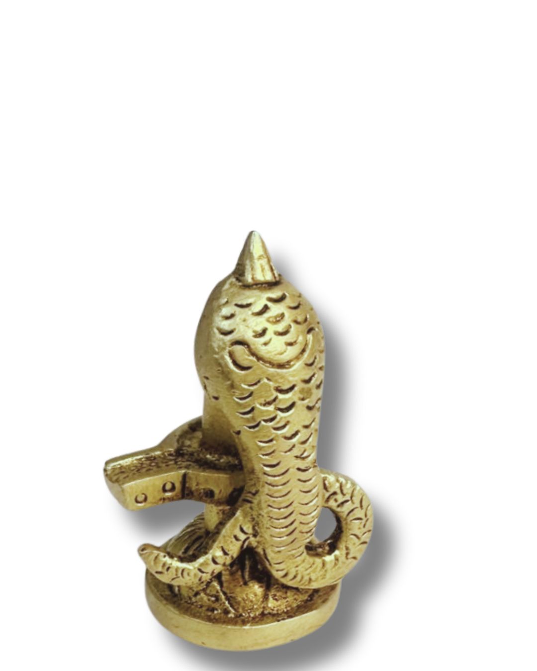 ShivaRatna Brass Superfine Shiva Lingam with Snake