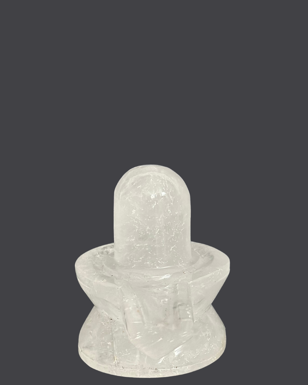 ShivaRatna Sphatik Shivling - 423 Gram , Lab-Certified