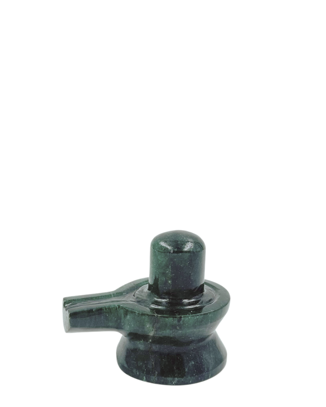 ShivaRatna Green Jade (MARGAJ) Shivling-277Gram - Lab Certified