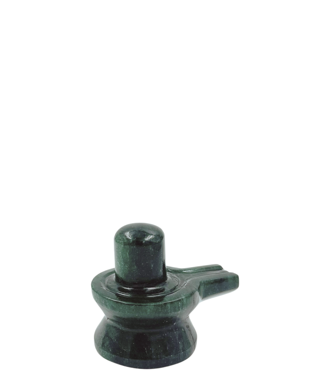ShivaRatna Green Jade (MARGAJ) Shivling-277Gram - Lab Certified