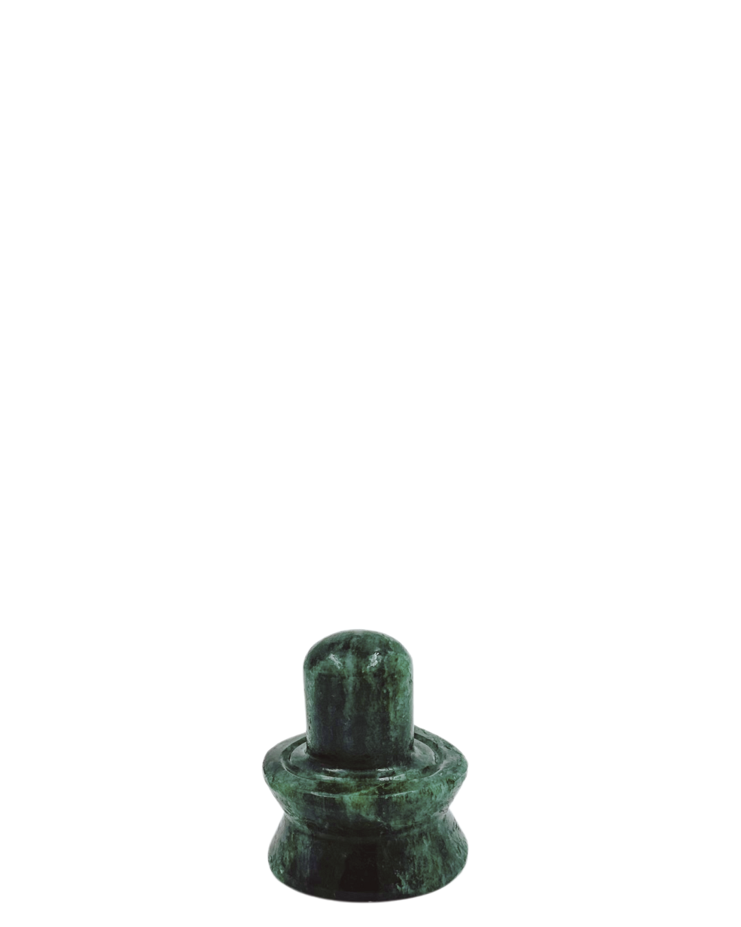 ShivaRatna Green Jade  (MARGAJ) Shivling-177Gram - Lab Certified
