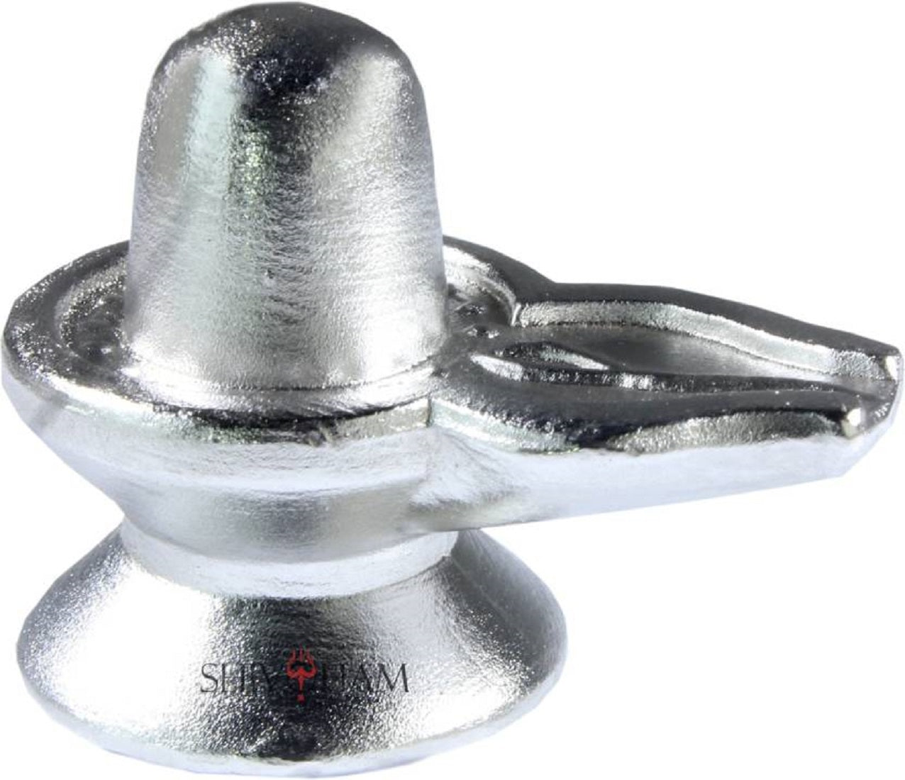 ShivaRatna Mercury Parad Shivling (3 cm, 75 Grams) , Silver - ShivaRatna