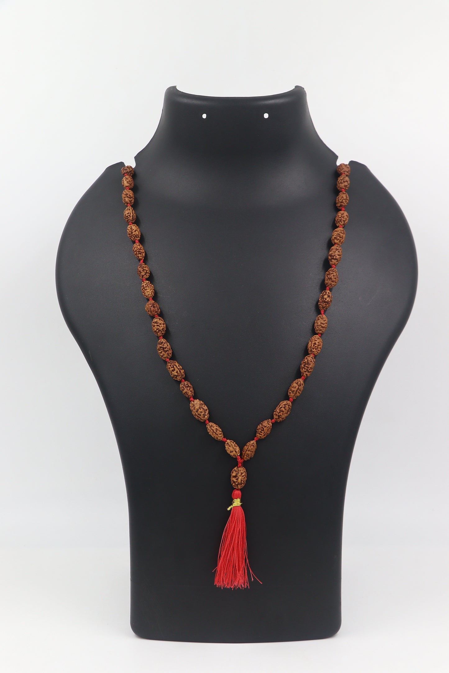 ShivaRatna 2 Mukhi Rudraksha Mala (54+1 Beads ) - Lab Certified