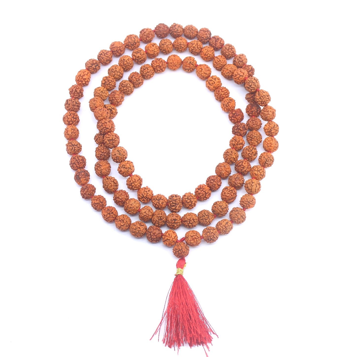 ShivaRatna 5 Mukhi Rudraksha Mala 108+1 beads- Lab Certified - ShivaRatna