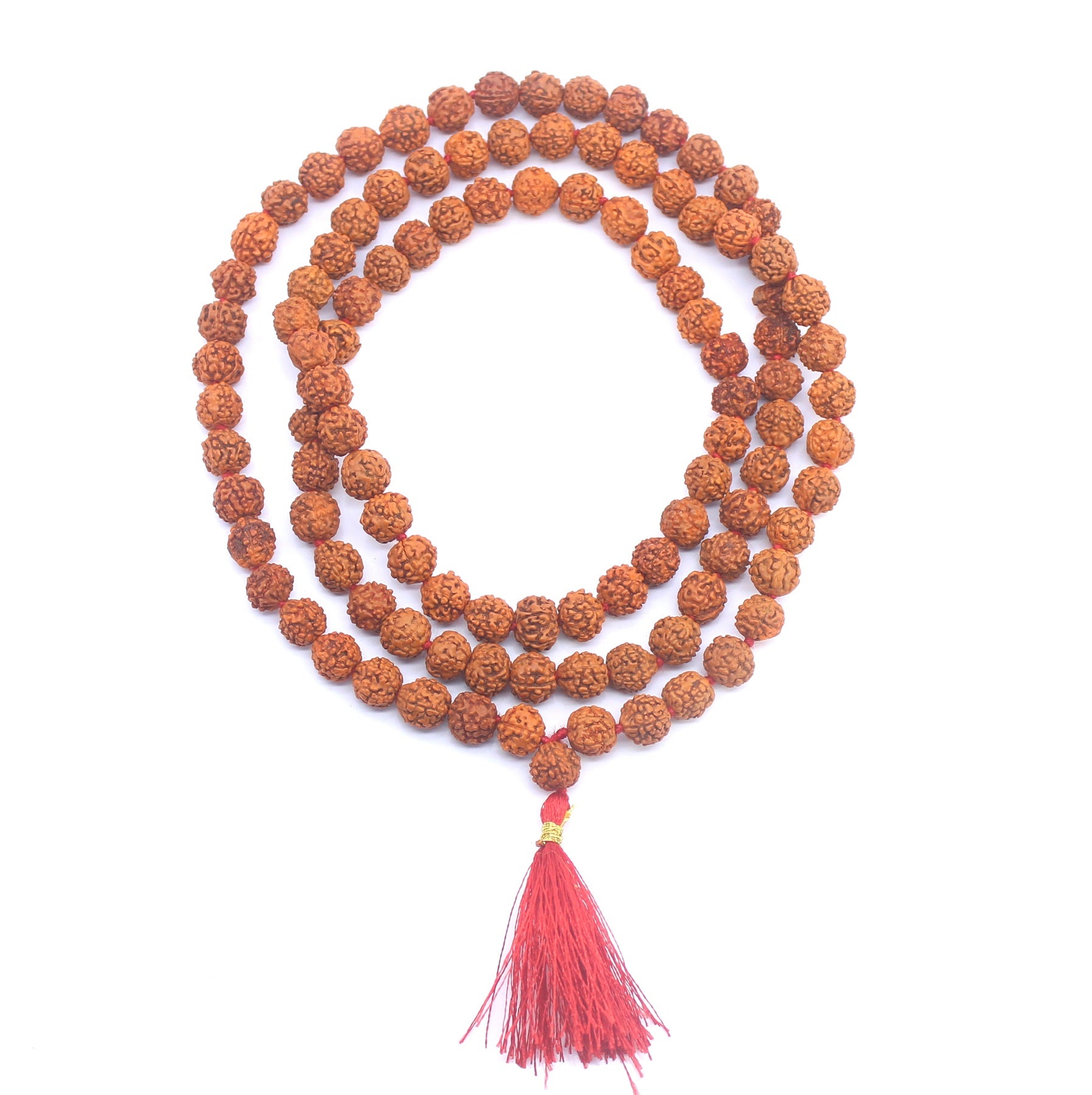 ShivaRatna 5 Mukhi Rudraksha Mala 108+1 beads- Lab Certified - ShivaRatna