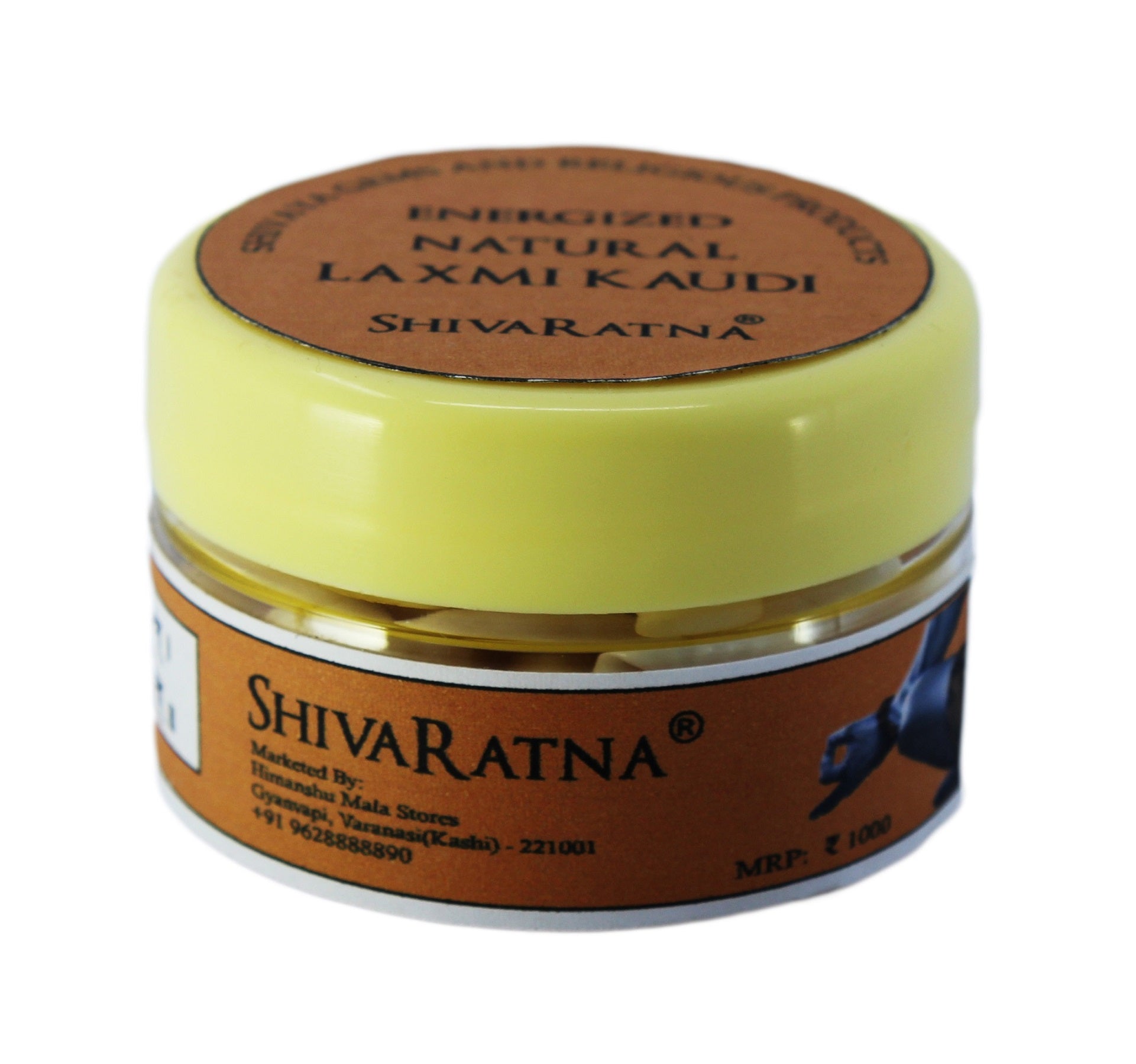 ShivaRatna Energized Natural Laxmi Kaudi - 21 Pieces (for Wealth Attraction) - ShivaRatna
