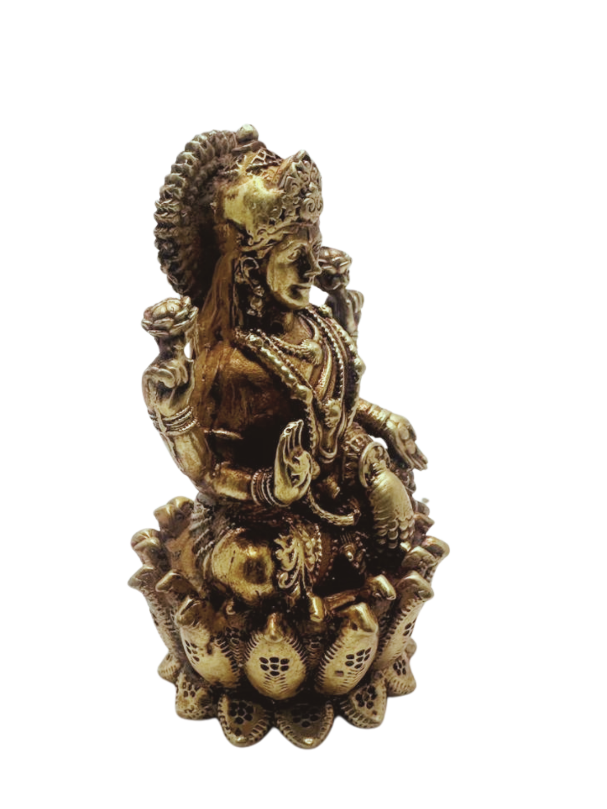 Shivaratna Pure Brass Ganesha Lakshmi Idols – Divine Prosperity & Wisdom -2-3inch