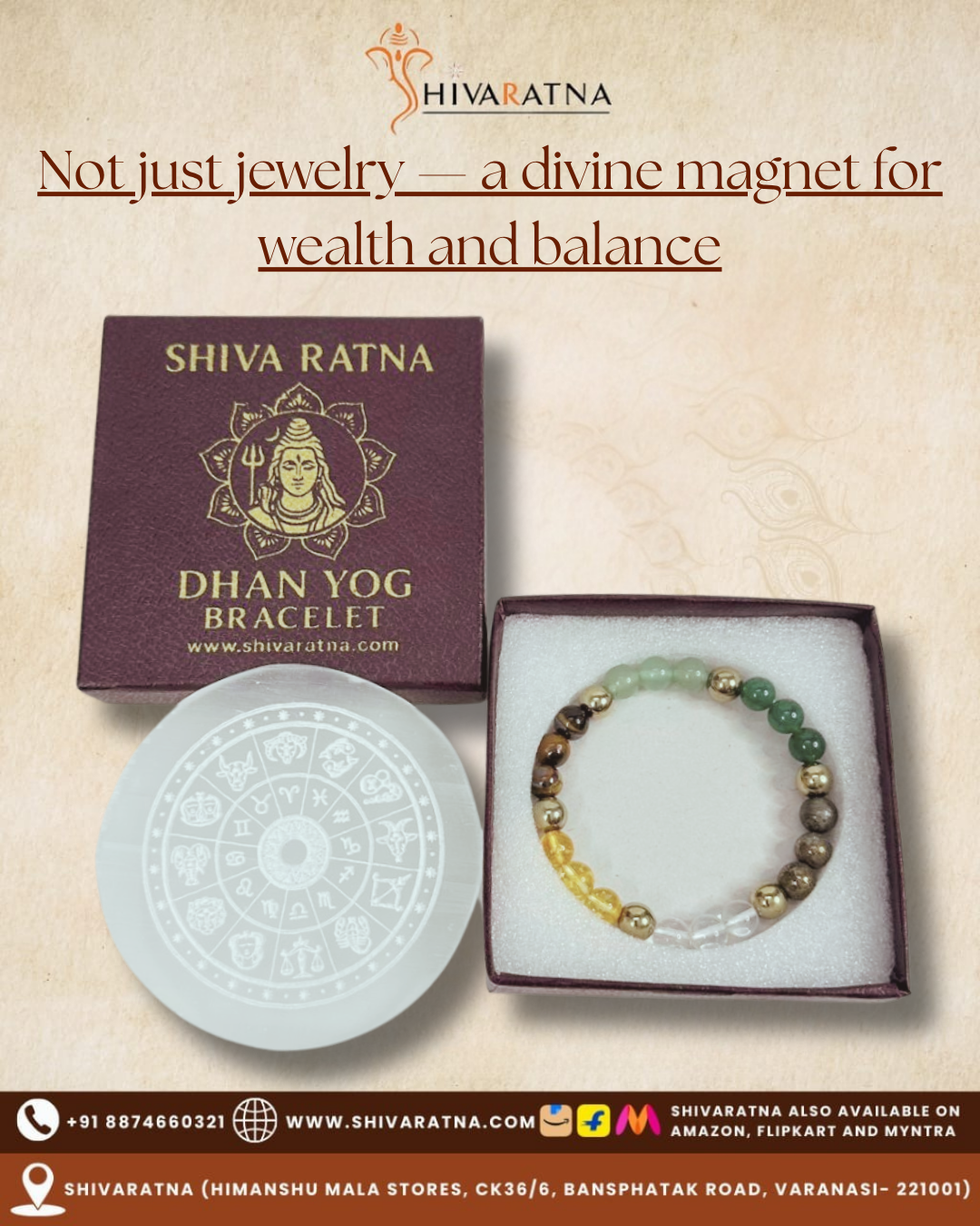 shivaratna dhan yog bracelet 