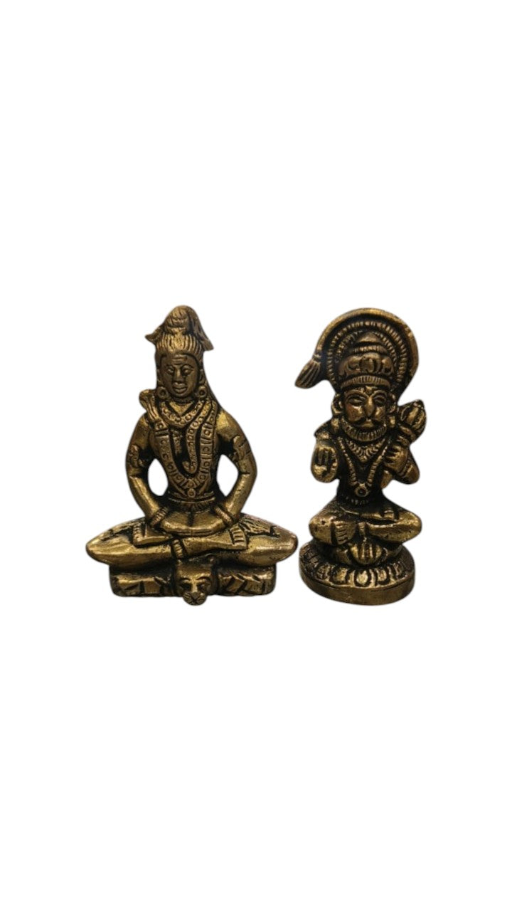 orignal brass lord shivji and hanumanji