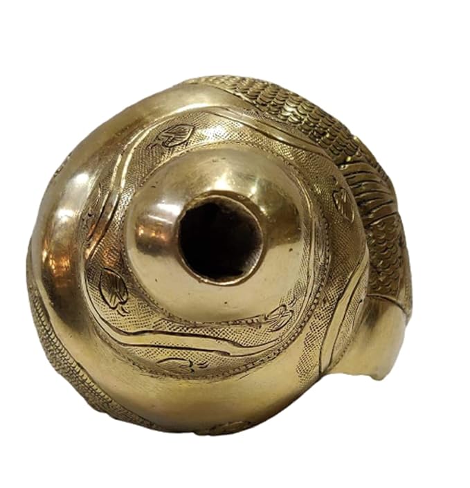 pure brass shankh